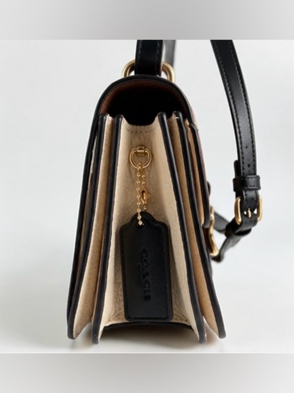 🤎 Coach Morgan Crossbody Bag | Brown Canvas & Leather Gold Hardware 🤎 - Picture 3 of 8